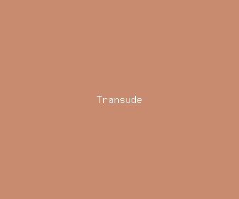 transude meaning, definitions, synonyms