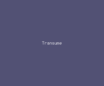 transume meaning, definitions, synonyms