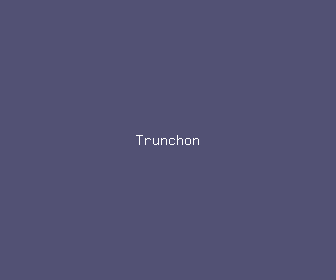 trunchon meaning, definitions, synonyms