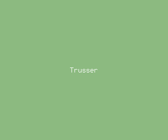 trusser meaning, definitions, synonyms