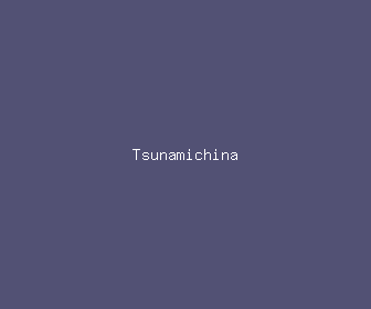 tsunamichina meaning, definitions, synonyms