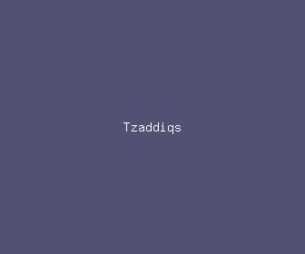 tzaddiqs meaning, definitions, synonyms