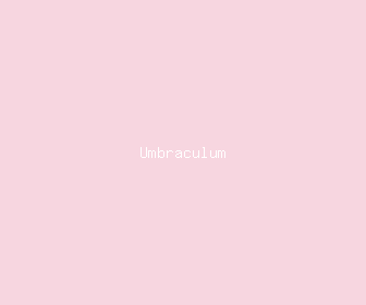 umbraculum meaning, definitions, synonyms