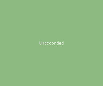 unaccorded meaning, definitions, synonyms