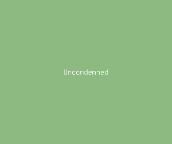 uncondemned meaning, definitions, synonyms