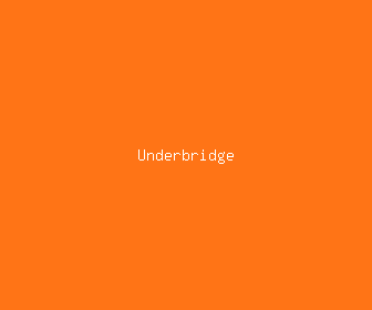 underbridge meaning, definitions, synonyms