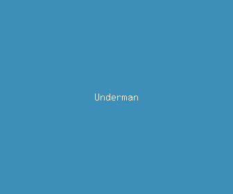 underman meaning, definitions, synonyms