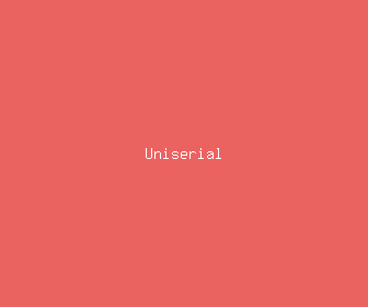 uniserial meaning, definitions, synonyms