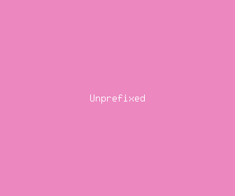 unprefixed meaning, definitions, synonyms