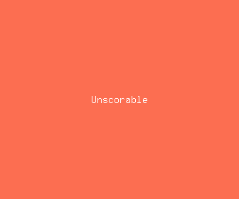 unscorable meaning, definitions, synonyms