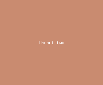 ununnilium meaning, definitions, synonyms