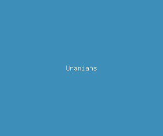 uranians meaning, definitions, synonyms