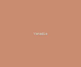 vanadia meaning, definitions, synonyms