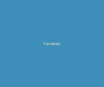 vanaman meaning, definitions, synonyms