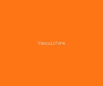 vasculiform meaning, definitions, synonyms
