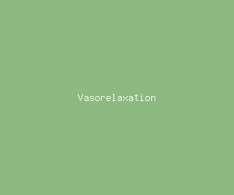vasorelaxation meaning, definitions, synonyms