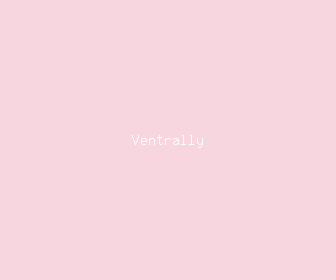 ventrally meaning, definitions, synonyms