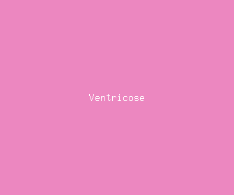 ventricose meaning, definitions, synonyms