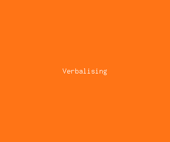verbalising meaning, definitions, synonyms