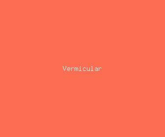 vermicular meaning, definitions, synonyms