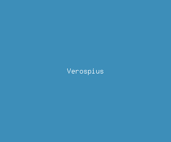 verospius meaning, definitions, synonyms