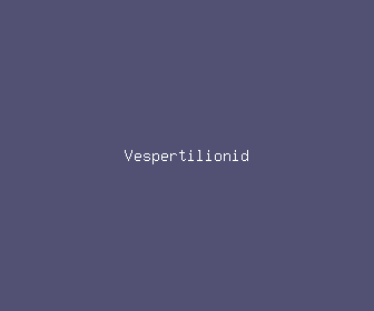 vespertilionid meaning, definitions, synonyms