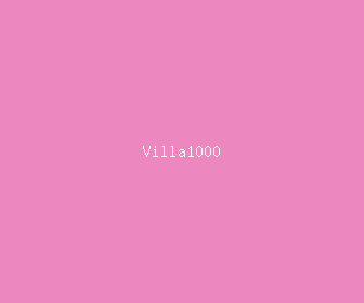 villa1000 meaning, definitions, synonyms