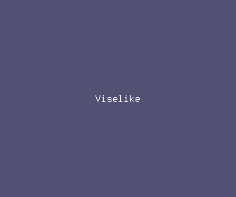 viselike meaning, definitions, synonyms