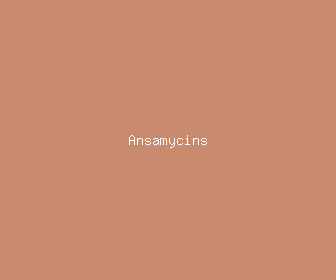 ansamycins meaning, definitions, synonyms