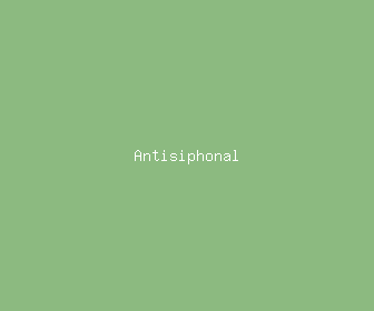antisiphonal meaning, definitions, synonyms