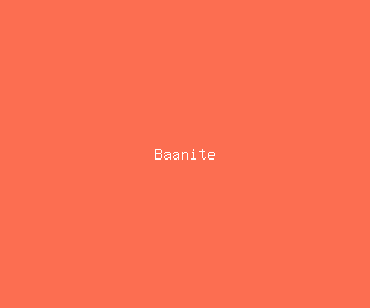 baanite meaning, definitions, synonyms