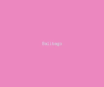 balibago meaning, definitions, synonyms