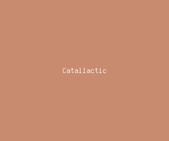 catallactic meaning, definitions, synonyms