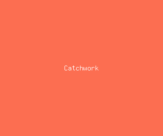 catchwork meaning, definitions, synonyms