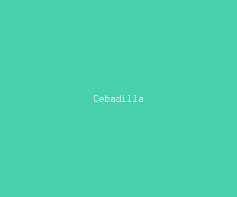 cebadilla meaning, definitions, synonyms