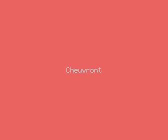 cheuvront meaning, definitions, synonyms
