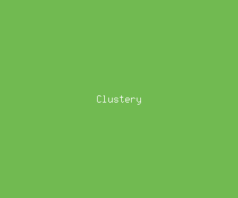 clustery meaning, definitions, synonyms
