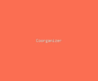 coorganizer meaning, definitions, synonyms
