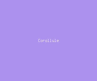 corollule meaning, definitions, synonyms