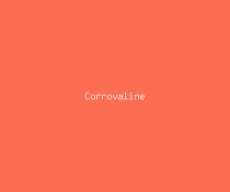 corrovaline meaning, definitions, synonyms
