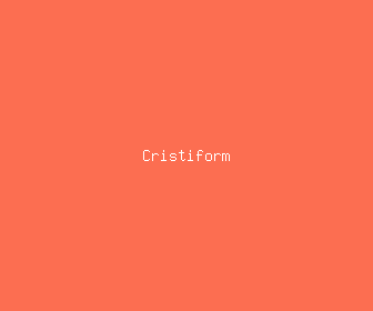cristiform meaning, definitions, synonyms