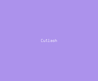 cutlash meaning, definitions, synonyms