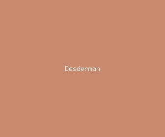 desderman meaning, definitions, synonyms