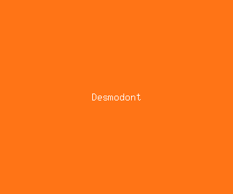 desmodont meaning, definitions, synonyms