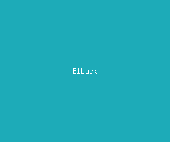elbuck meaning, definitions, synonyms