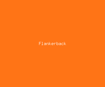 flankerback meaning, definitions, synonyms