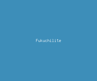 fukuchilite meaning, definitions, synonyms