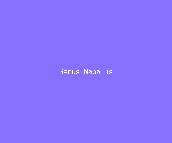 genus nabalus meaning, definitions, synonyms