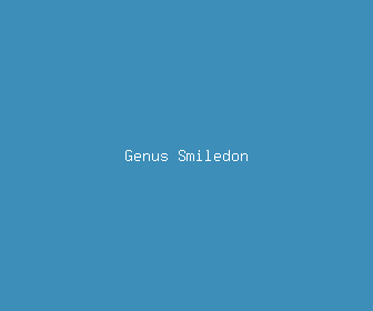 genus smiledon meaning, definitions, synonyms