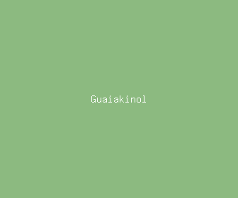 guaiakinol meaning, definitions, synonyms